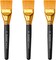1 1/2 Inch Flat Paint Brushes 3Pcs - Large Acrylic, Oil & Watercolor Paint Brushes with Wooden Handle - Professional Artist Brush Set for Base Coating, Canvas, Crafts(3Pieces)